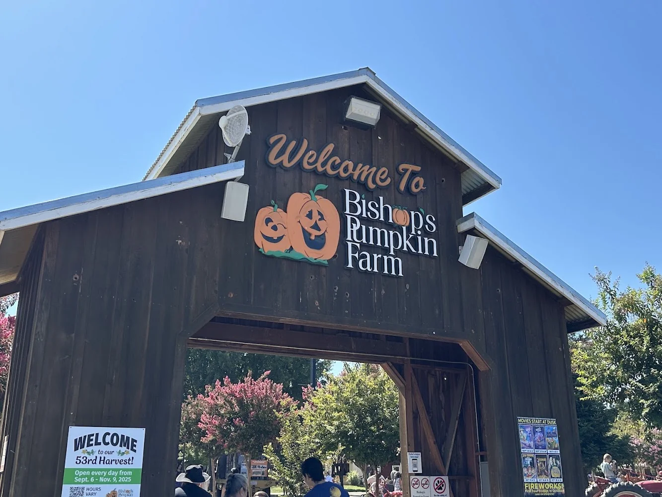 Bishop's Pumpkin Farm pumpkin patch and fall festival in Wheatland, CA