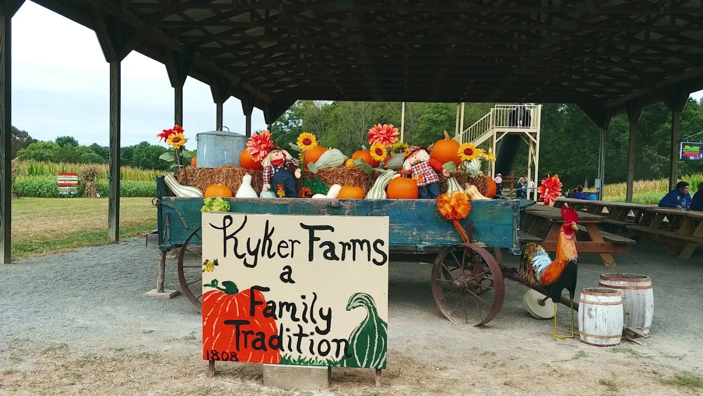 Kyker Farms Corn Maze pumpkin patch and fall festival in Sevierville, TN
