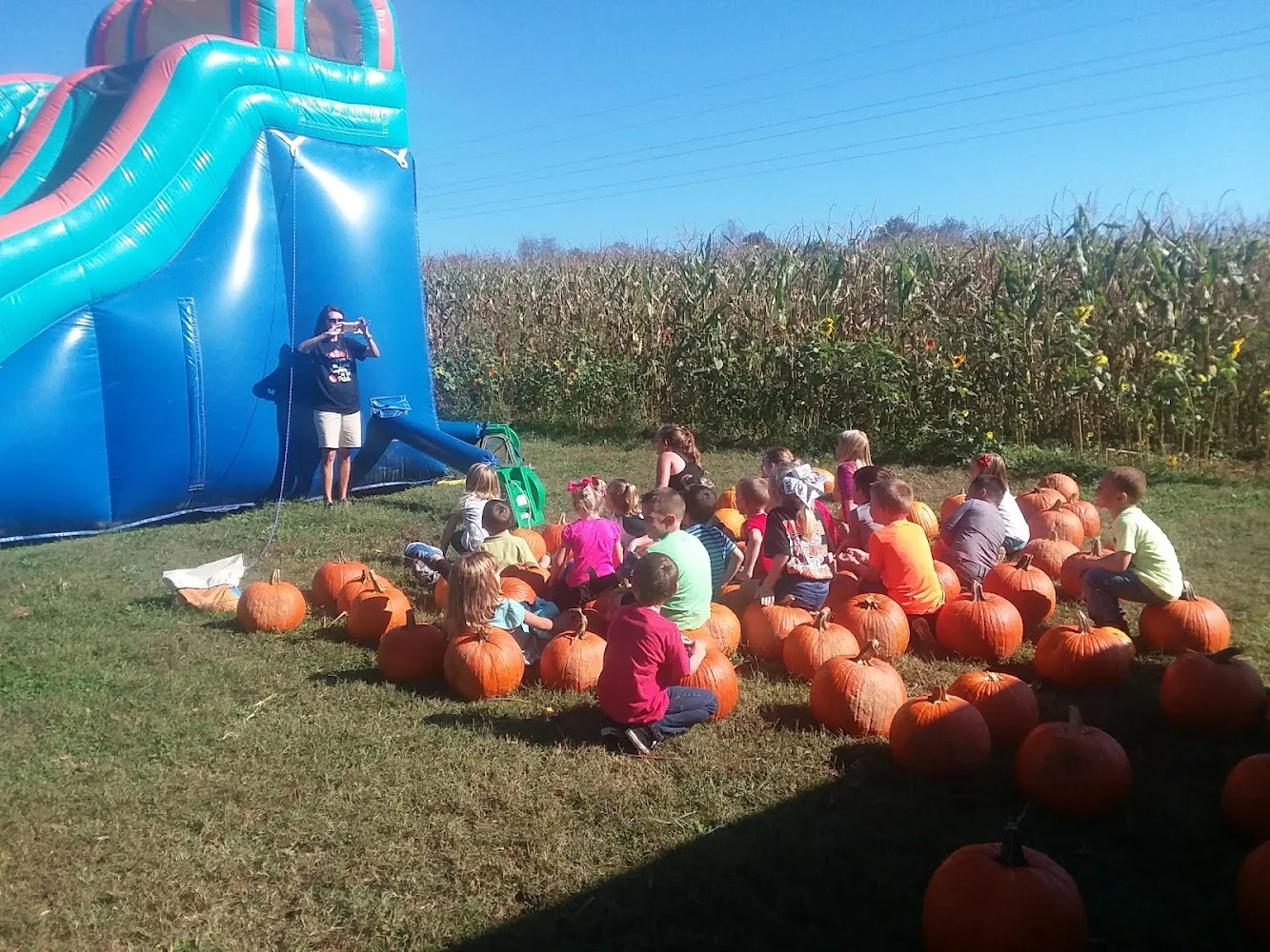 The Stickley Farm pumpkin patch and fall festival in Bluff City, TN